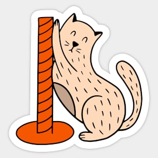 Doodle cat Sticker